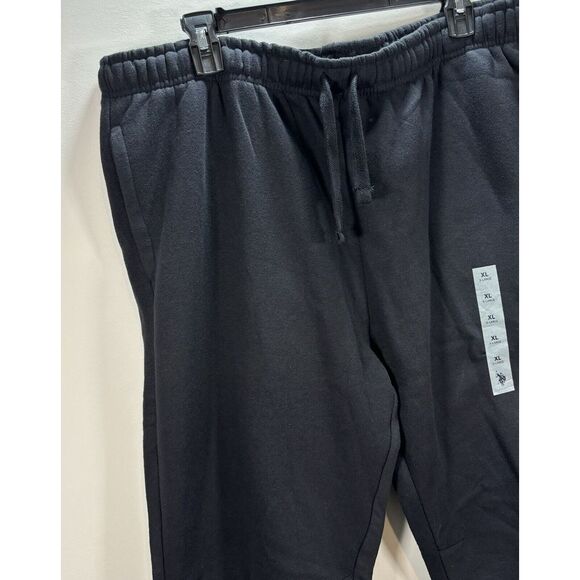 U.S. Polo Assn Jogger Men's Size XL Fleece Cotton/Fleece Pocket Black Activewear - Picture 3 of 16